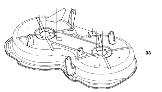 Cutting Deck Assy - Jc85 Jonse in the group at Gräsklipparbutiken (5861470-02)