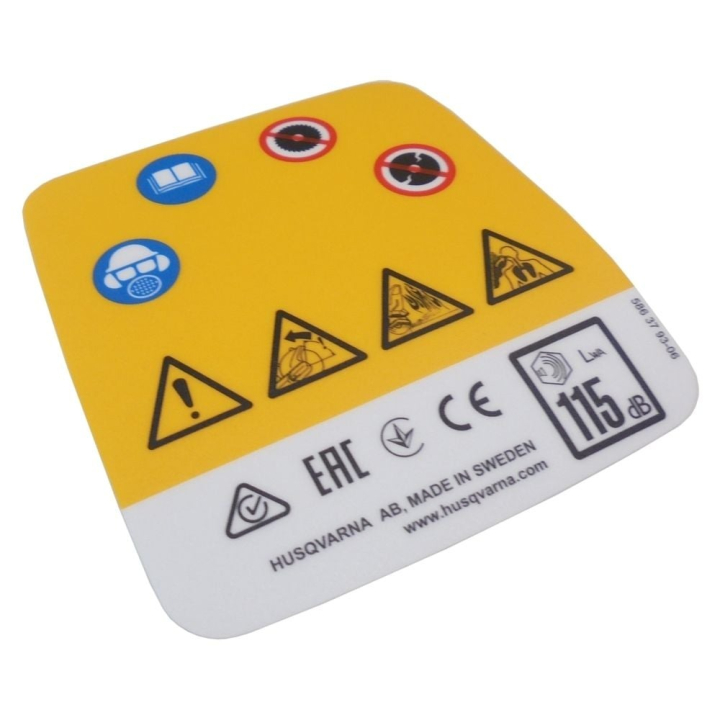 Decal Warning in the group  at Gräsklipparbutiken (5863793-09)