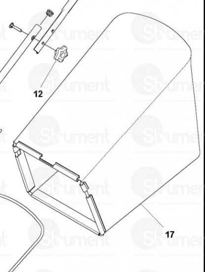 GRASS BAG ASSY 2,3 CU FT, 21 I in the group  at Gräsklipparbutiken (5871004-09)