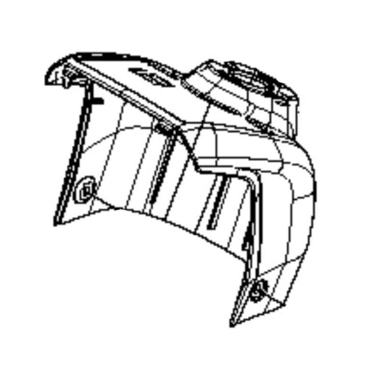 Steering Column, Rear, P524 5872172-02 in the group  at Gräsklipparbutiken (5872172-02)