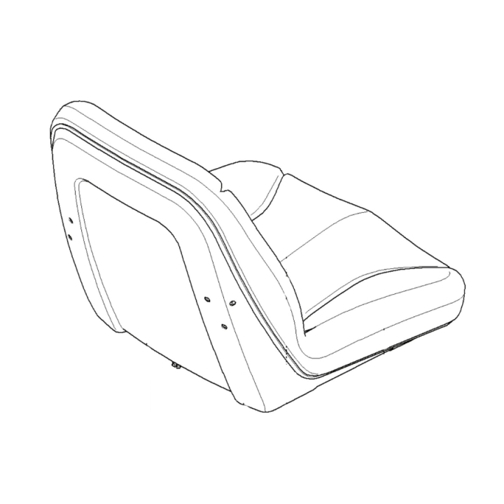 Seat Assy Kit High Jonsered in the group at Gräsklipparbutiken (5876053-04)