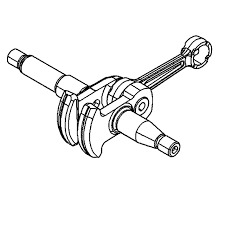 Crankshaft 5878690-01 in the group  at Gräsklipparbutiken (5878690-01)