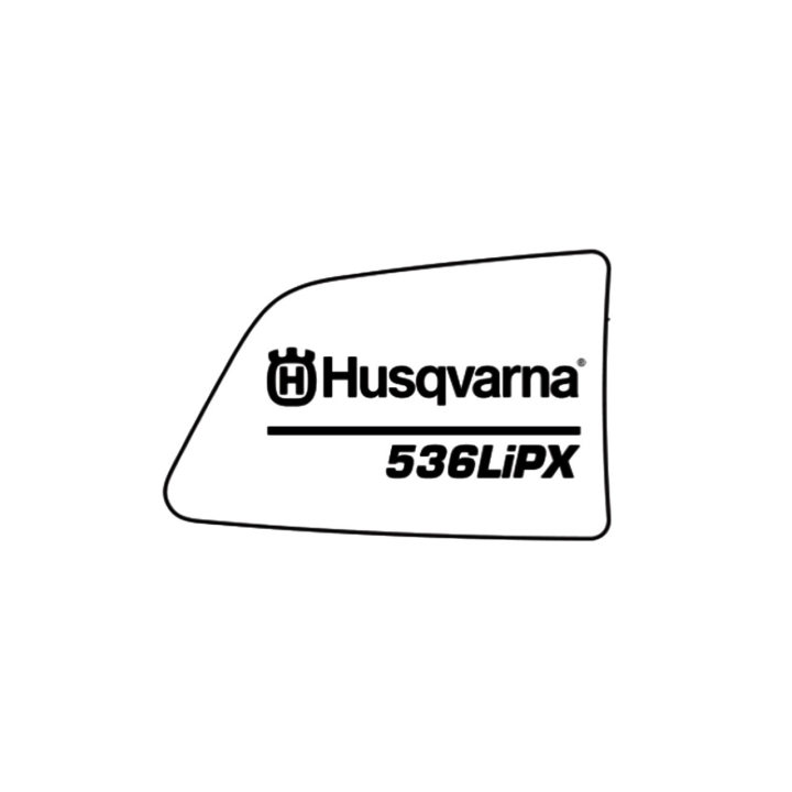 Decal Husqvarna 536LiPX in the group  at Gräsklipparbutiken (5886028-03)