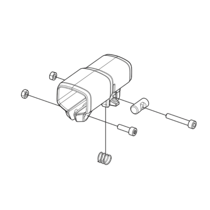 Clutch Front Handle in the group Spare parts Husqvarna 136LiL at Gräsklipparbutiken (5887551-01)