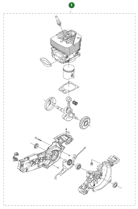 Engine Kit 5889928-02 in the group at Gräsklipparbutiken (5889928-02)
