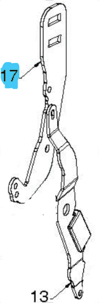 Pulley Arm 5892629-02 in the group  at Gräsklipparbutiken (5892629-02)