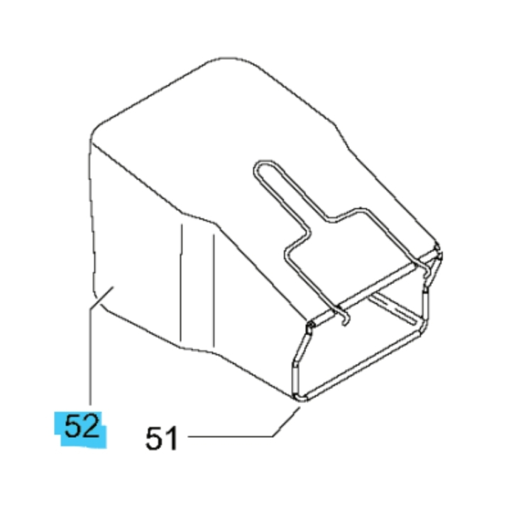 Grass Bag 51/53 Stamp Mcc 5894626-01 in the group  at Gräsklipparbutiken (5894626-01)