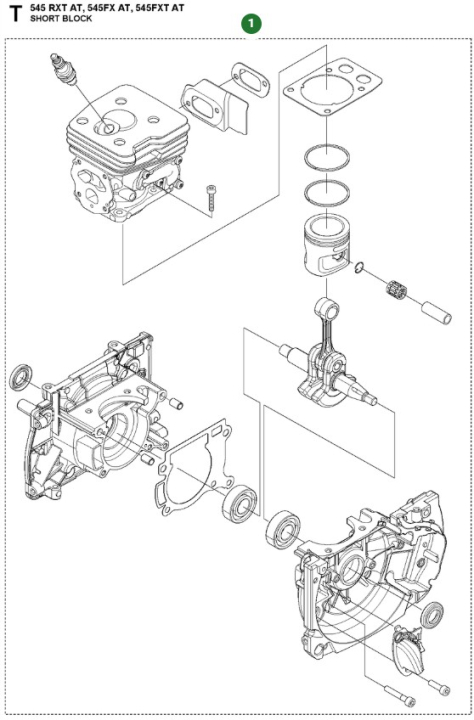 Short Block R15Iiat 5900928-02 in the group  at Gräsklipparbutiken (5900928-02)