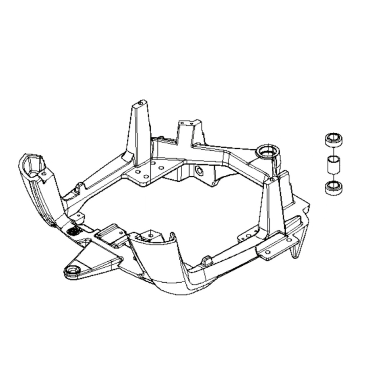 Frame Assy Rear Chassis Black in the group  at Gräsklipparbutiken (5902682-02)
