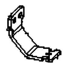 Bracket Track Guide Black Zinc in the group  at Gräsklipparbutiken (5905542-02)