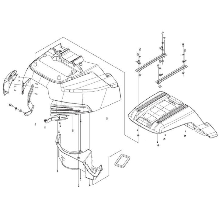 Hood Assy R419Tsx Awd in the group  at Gräsklipparbutiken (5909009-02)