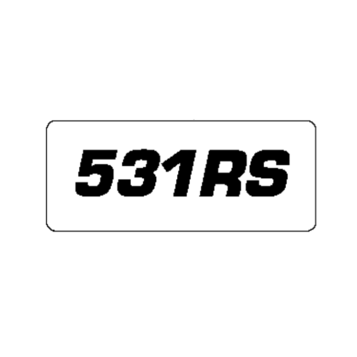 Decal Model 531Rs 5912001-03 in the group  at Gräsklipparbutiken (5912001-03)