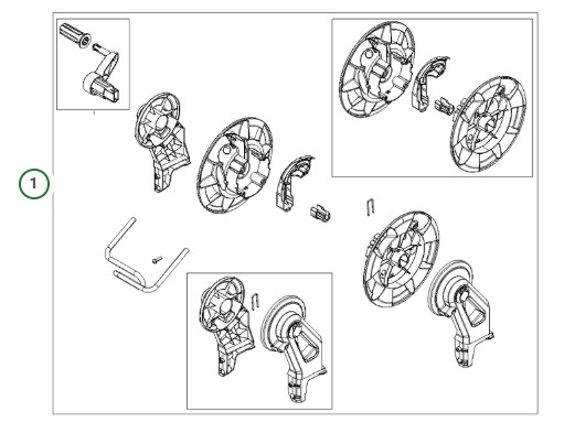 Handle Dark Gray 5926176-38 in the group at Gräsklipparbutiken (5926176-38)