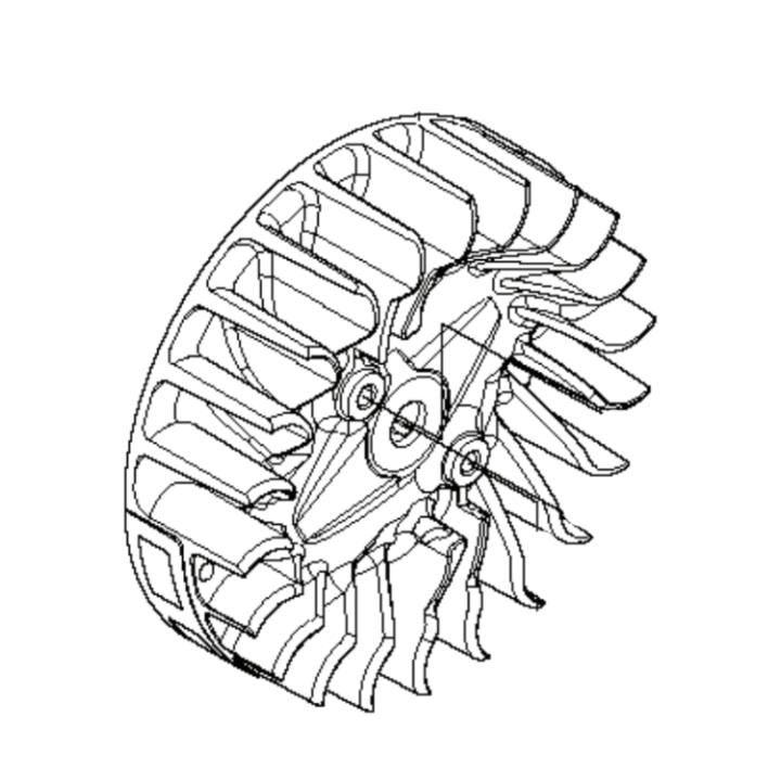 Flywheel Assy D114 G 5932399-02 in the group  at Gräsklipparbutiken (5932399-02)