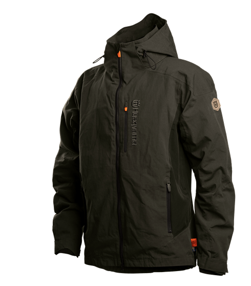 Husqvarna Xplorer Shell jacket men forest green, S in the group Forest and Garden Products / Husqvarna Protective clothing/equipment / Husqvarna Xplorer Casual clothes at Gräsklipparbutiken (5932505-46)