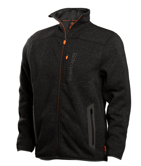 Husqvarna Xplorer Fleece jacket men granite grey in the group Forest and Garden Products / Husqvarna Protective clothing/equipment / Husqvarna Xplorer Casual clothes at Gräsklipparbutiken (5932523-46)