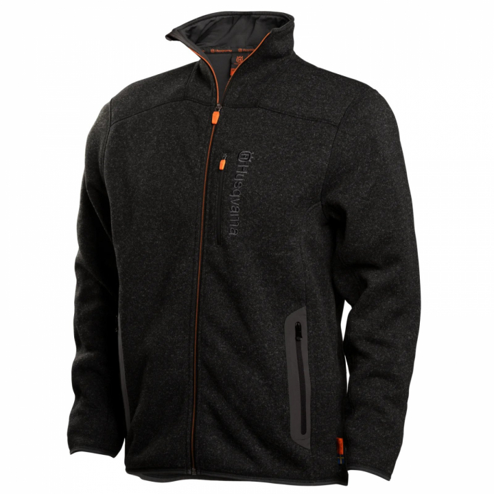 Husqvarna Xplorer Fleece jacket men granite grey in the group Forest and Garden Products / Husqvarna Protective clothing/equipment / Husqvarna Xplorer Casual clothes at Gräsklipparbutiken (5932523)