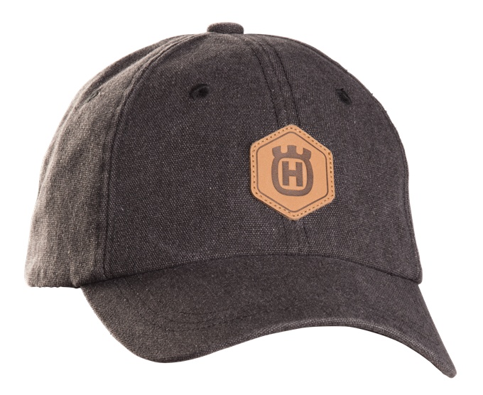 Husqvarna Xplorer Cap granite leather patch in the group Forest and Garden Products / Husqvarna Protective clothing/equipment / Husqvarna Xplorer Casual clothes at Gräsklipparbutiken (5932540-01)