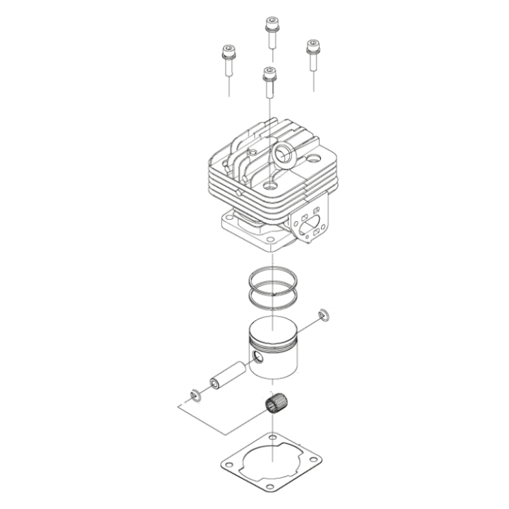 Cylinder Assy 33R/31R 5936363-01 in the group  at Gräsklipparbutiken (5936363-01)