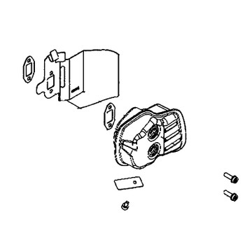 Muffler Assy in the group  at Gräsklipparbutiken (5938764-02)