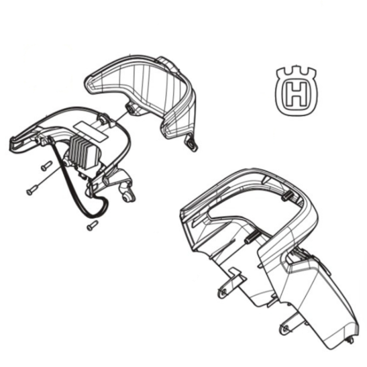 Steering cover Front part M, Straw in the group at Gräsklipparbutiken (5947064-01)