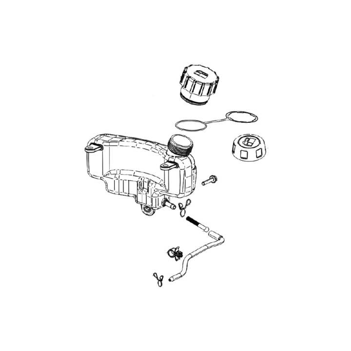 Fuel Tank Rato 120 5949844-01 in the group at Gräsklipparbutiken (5949844-01)