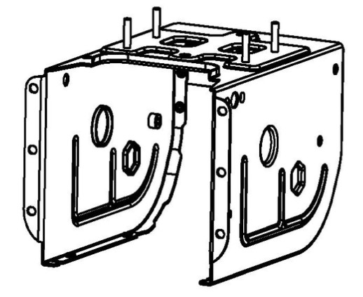 Frame assembly in the group at Gräsklipparbutiken (5960131-02)