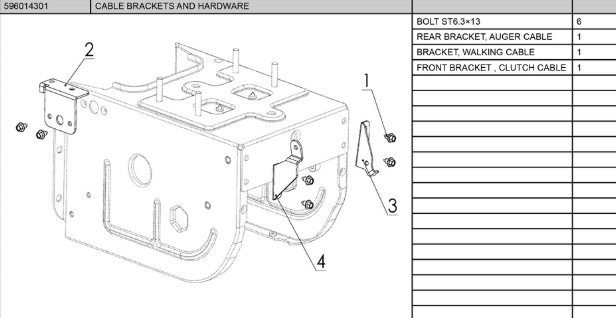 Cable brackets and hardware in the group  at Gräsklipparbutiken (5960143-01)