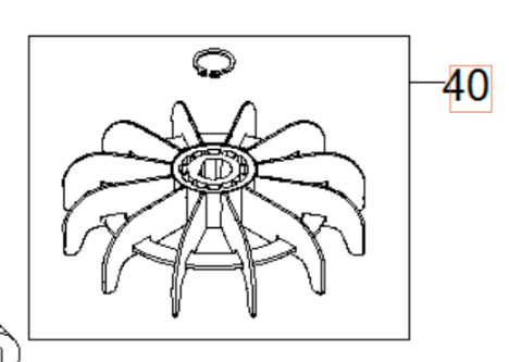 Fan Kit 5960253-01 in the group at Gräsklipparbutiken (5960253-01)