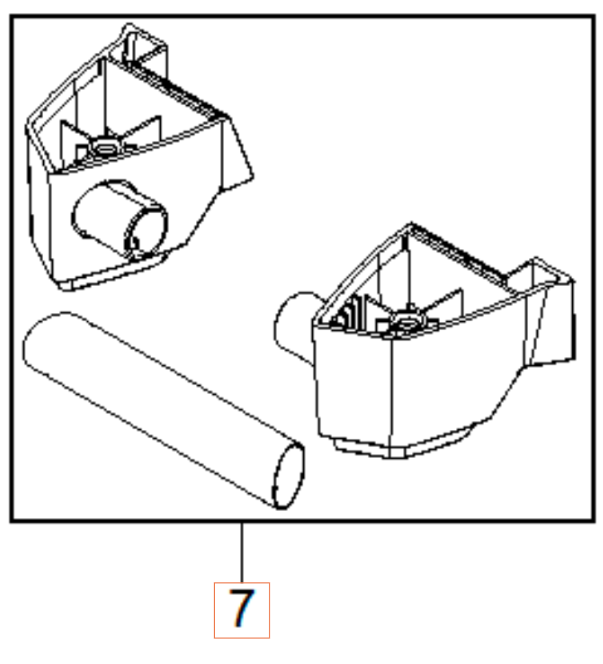 Support Legs Dark Gray 5960273-01 in the group at Gräsklipparbutiken (5960273-01)