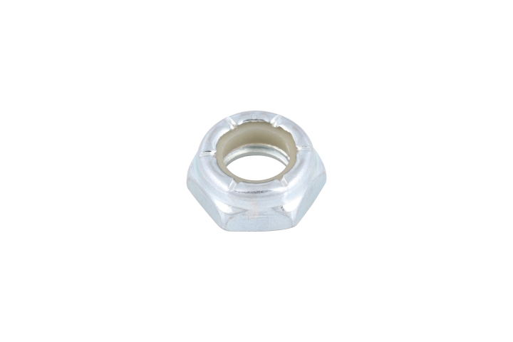 Nut prevailing torque hexagon nut w nonmet i 3/8-16 x.564 in jam nyloc clear zinc in the group at Gräsklipparbutiken (5962308-01)