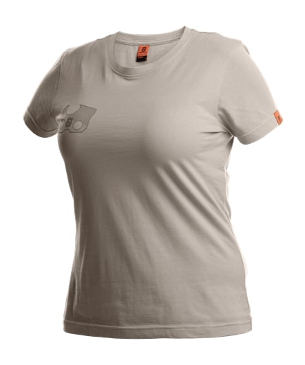 Husqvarna Xplorer T-shirt Short Sleeve Light Beige Woman in the group Forest and Garden Products / Husqvarna Protective clothing/equipment / Husqvarna Xplorer Casual clothes at Gräsklipparbutiken (5967249)