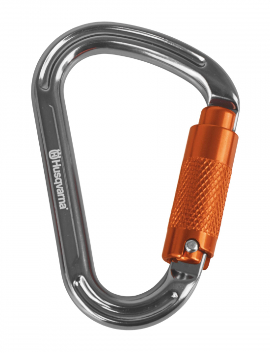 Husqvarna carabiner HMS, pear shaped in the group Forest and Garden Products / Husqvarna Protective clothing/equipment / Arborist Accessories at Gräsklipparbutiken (5969362-13)