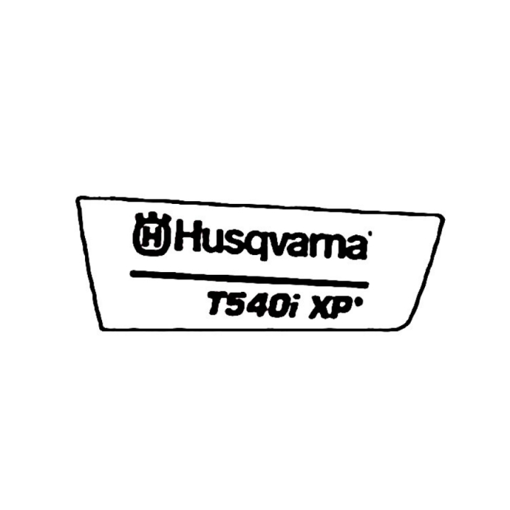 Decal Product T540 No Bluetooth 5970202-03 in the group Spare parts Husqvarna T540i XP at Gräsklipparbutiken (5970202-03)