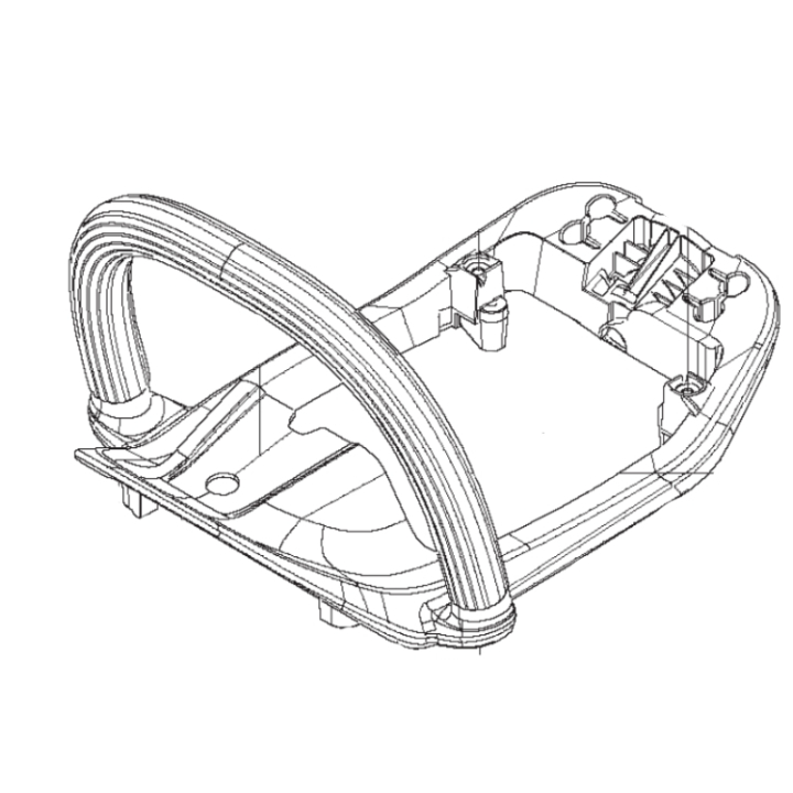 Front Handle 522Hd in the group  at Gräsklipparbutiken (5970241-01)