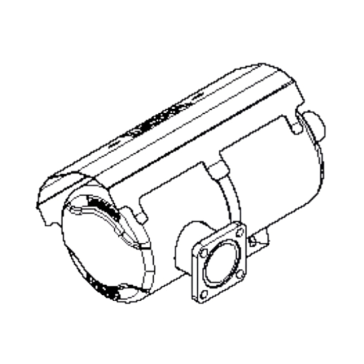 Muffler Muffler 500 Hybrid / P in the group  at Gräsklipparbutiken (5970326-01)