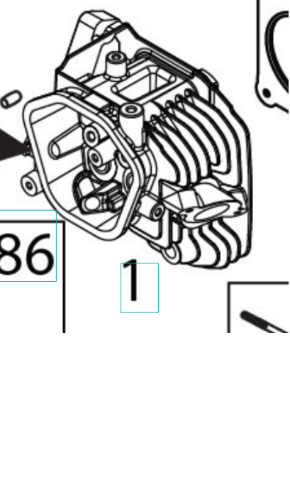 Cylinder Cylinder Head (Sksn22 in the group at Gräsklipparbutiken (5975046-01)