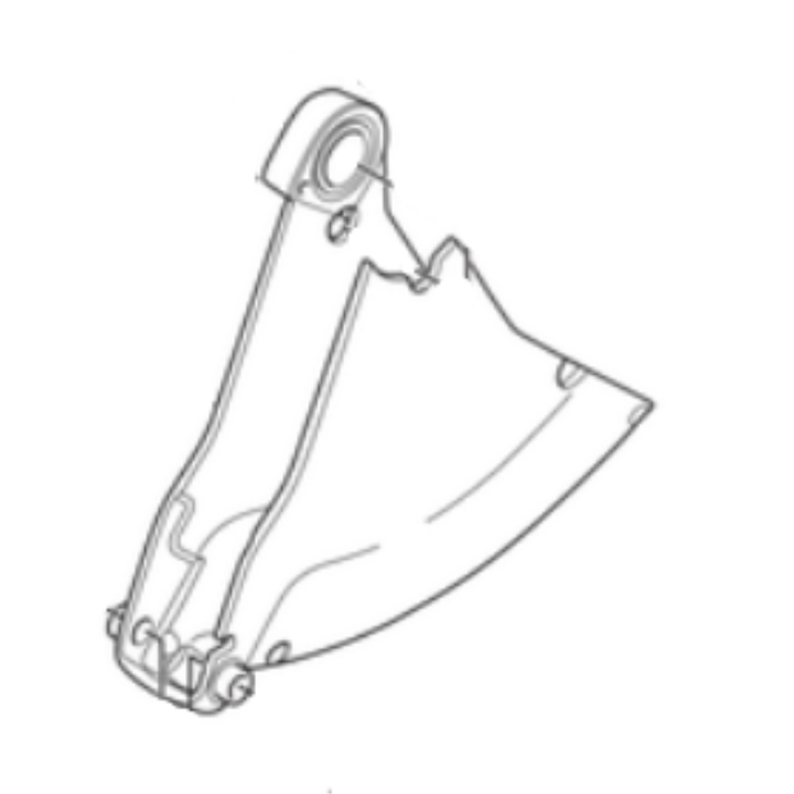 Blast guard extender machined in the group  at Gräsklipparbutiken (5975217-04)