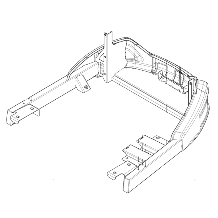 Engine Frame Welded Tubes Coat in the group  at Gräsklipparbutiken (5976568-01)