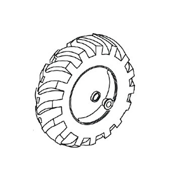 Wheel Kit Right Wheel Kit Front 5977131-01 in the group  at Gräsklipparbutiken (5977131-01)
