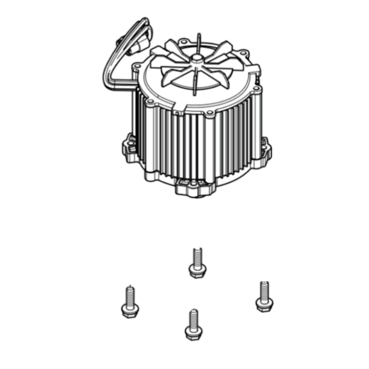 Motor assembly BLDC 1500W with com in the group at Gräsklipparbutiken (5977575-03)