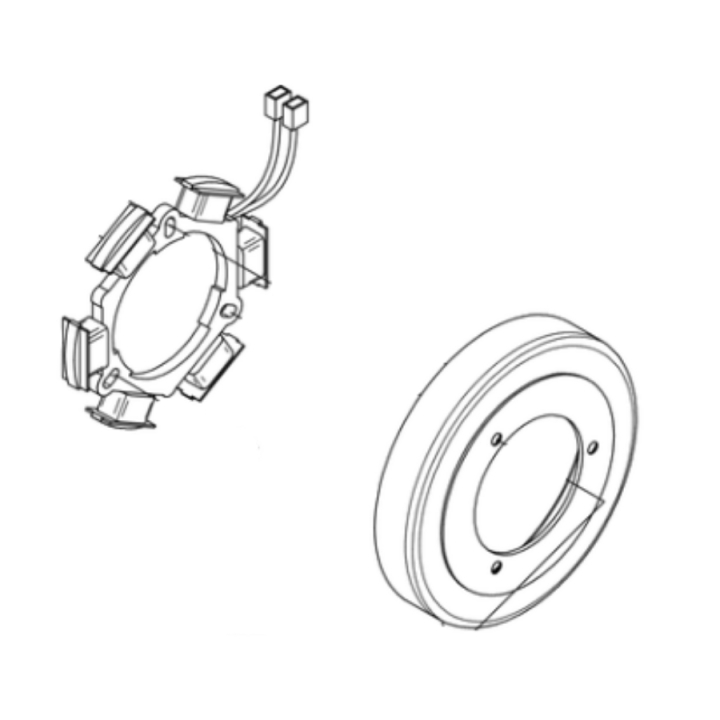 Flywheel in the group at Gräsklipparbutiken (5978457-01)