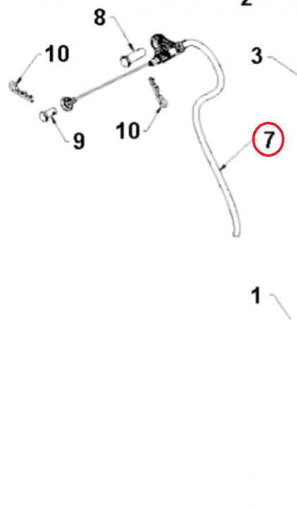 Cable Assy Deflector Select Bo in the group  at Gräsklipparbutiken (5984505-01)