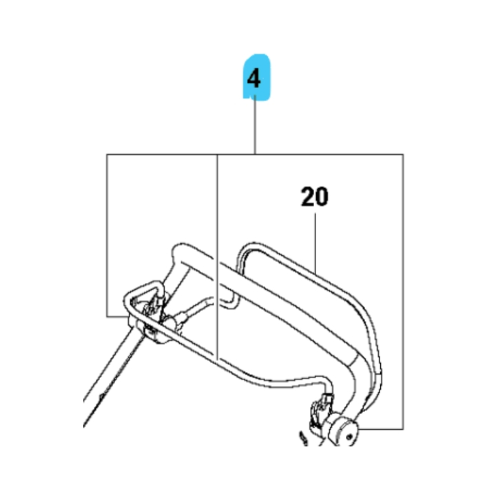 Bail Arm Assy Operator Presenc 5985112-01 in the group  at Gräsklipparbutiken (5985112-01)