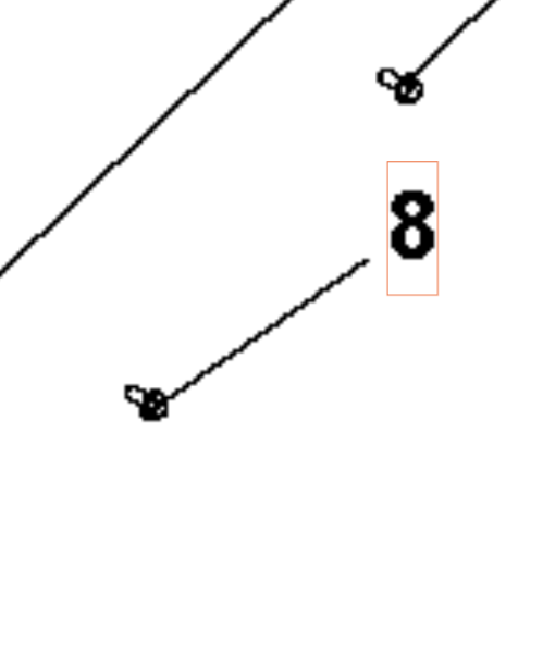 Screw H Notched Shoulder X 12 5986754-01 in the group at Gräsklipparbutiken (5986754-01)