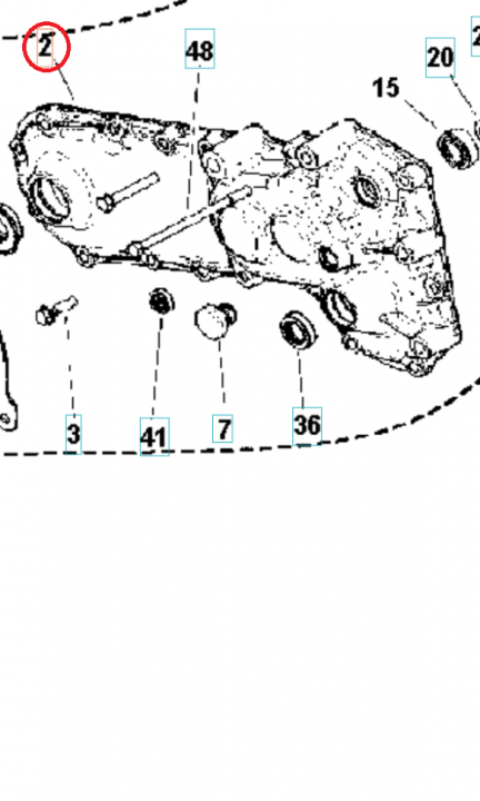 Engine Head Crankcase Right 5986763-01 in the group at Gräsklipparbutiken (5986763-01)