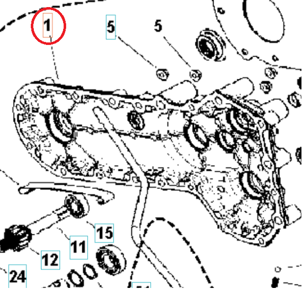 Crankcase Left 5986767-01 in the group at Gräsklipparbutiken (5986767-01)