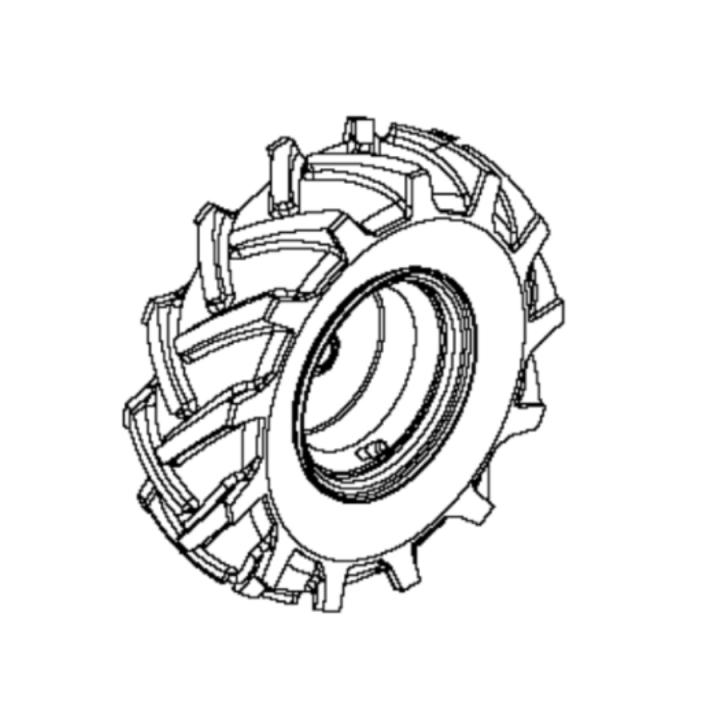 Left Wheel 3.50X6 5986783-01 in the group  at Gräsklipparbutiken (5986783-01)