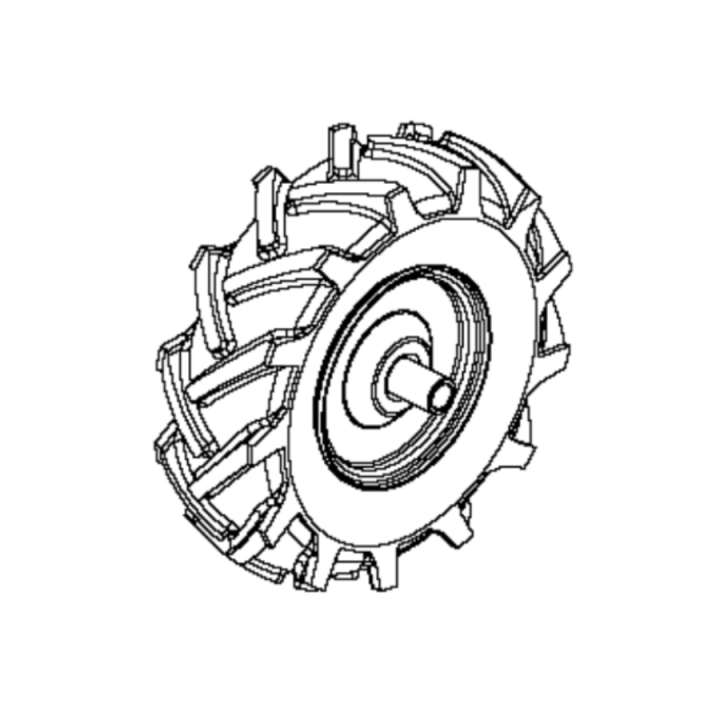 Right Wheel 3.50X6 5986785-01 in the group  at Gräsklipparbutiken (5986785-01)
