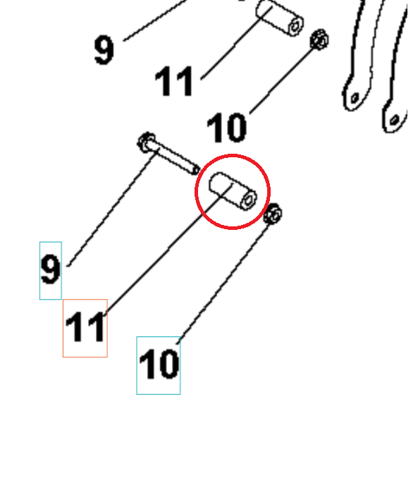 Spacer 5986803-01 in the group  at Gräsklipparbutiken (5986803-01)